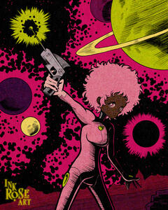 Pink Afro